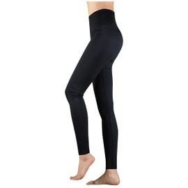 SCREENSHOT-L81901N Women Compression Yoga Pants High Waist Leggings-New Black-Large
