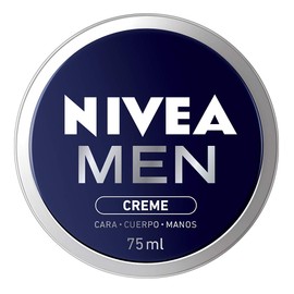 NIVEA MEN Creme (75ml), crema humectante multipropsito para el cuerpo, el rostro y las manos con Vitamina E                                           