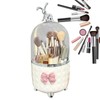 360 Rotate Makeup Brush Holder - 360 Rotating Clear Makeup
