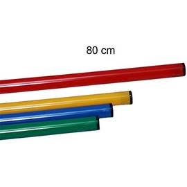 Boje Sport Rod, gymnastics rod, 80 cm in red - for coordination training, endurance training, sprint training, slalom courses, training aid