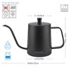 Easyworkz Gage Gooseneck Pour Over Coffee Kettle 600ml Stainless Steel