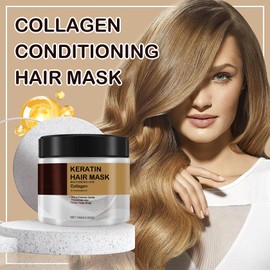 XMXueMei Keratin Hair Mask,Deep Conditioning Hair Mask for Hair Care,Hydrating Collagen Hair Mask for All Hair Types