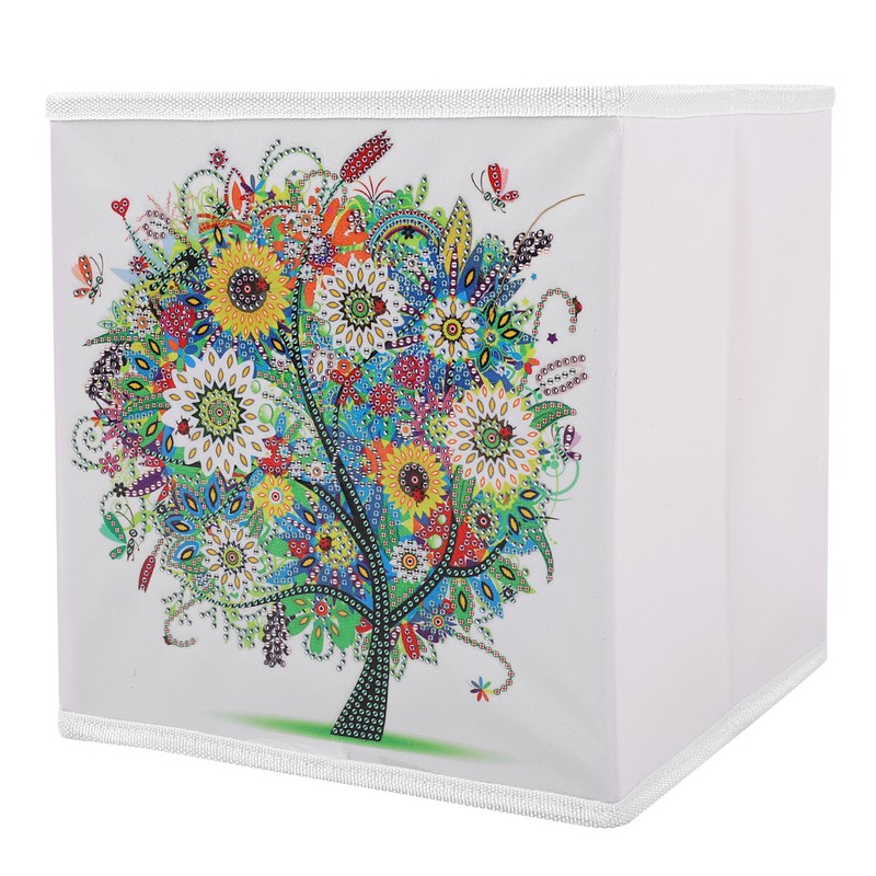 Diamond Painting Tree Storage Box Foldable Resin DIY Painting Kits