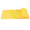HERMA 19502 Portfolio Folder DIN A4 Translucent Yellow, Sturdy Plastic,