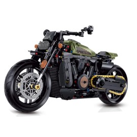 FULHOLPE Motorcycle Building Kits, 634 Pieces Super Motorcycle Set for Adults and Kids, Technology Motorbike Building Set Construction Toys Compatible with Major Brands