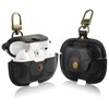 Leather Case for AirPods Pro 3, Shockproof Cover with Keychain,