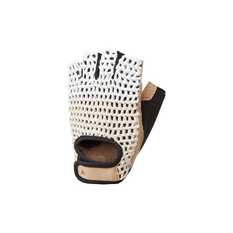 Altura Crochet Mitts - Cream/Tan - L