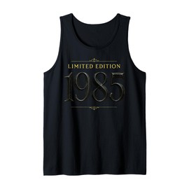 40th Birthday Man Woman 40 Years 1985 Decorative Funny Gift Tank Top