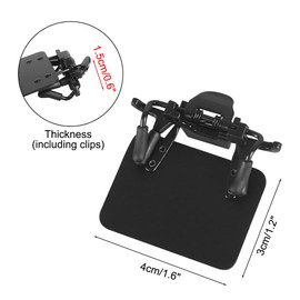 MiOYOOW Shooting Glasses Blinders, 2PCS Archery Eye Masks, Clip on Occluder Clip Patches for Police Troops Training Shooting