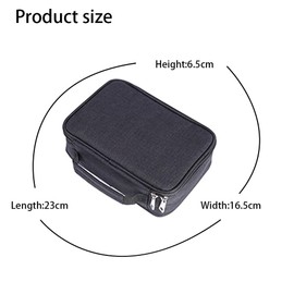 TopHomer Federmäppchen für Zeichnen, mehrschichtig, farbiger Stift-Organizer, tragbare Aufbewahrungstasche für Kosmetik, Aquarellstift, Gelschreiber, rosarot, Modern