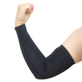 PAX ASIAN #965 Cooling MAX Arm Cover, UV Protection, Smooth and Refreshing, Unisex, Black, 1 Pair, Black
