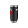 France Flag Heart Argenteuil City Stainless Steel Insulated Tumbler
