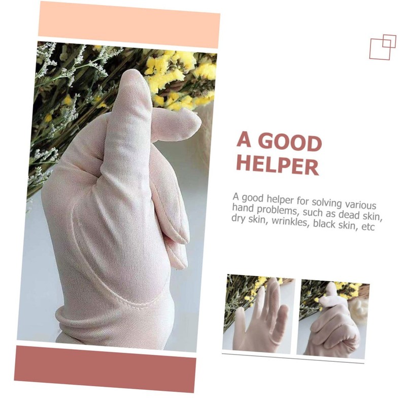 TOVINANNA Silk Lotion Gloves Skin Moisturizing Gloves Multi-functional Beauty Care