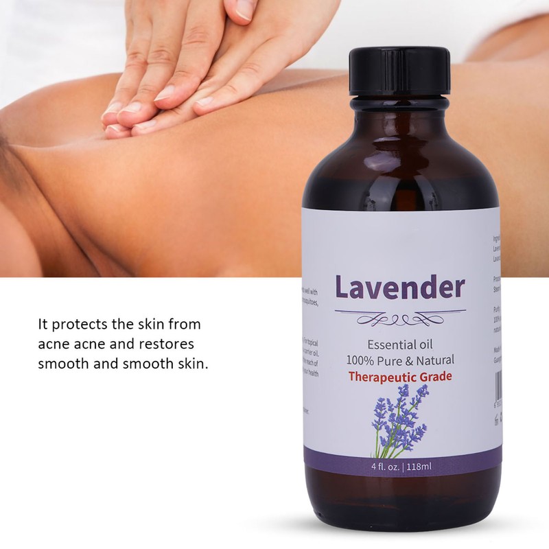 MELAO 118ml Lavender Oil Aromatherapy Essential Oils for Face Moisturizer