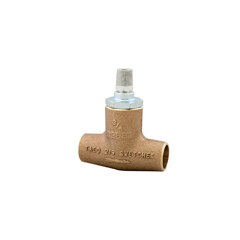 Taco 219-4 3/4" Sweat, Bronze Horizontal Flo-Check Valve