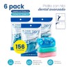 Cool Shock Flossers con hilo firme y mango antideslizante. Incluye