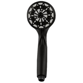 Waxman Consumer Products 8364013 6 Position Handheld Shower Head, Matte Black