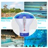 Soap Dispensers Floating Swimming Pool Chemical Chlorine Dispenser with Thermometer