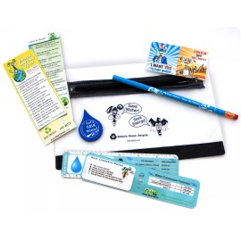New Resources Group Pencil Case Kit, Earth Day bookmark | Recycle Conservation school supplies