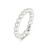 FH.bird Women's "Angel Wheel" Beaded Ring, Adjustable, 925 Silver, Shell