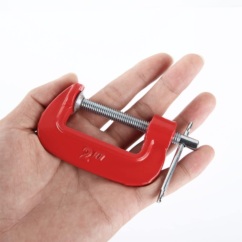 16Pack 2Inch C Clamps Set, Heavy Duty C-Clamp for Woodworking,