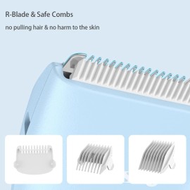 Favrison Quiet Waterproof Baby Hair Clippers – Rechargeable & LCD Display
