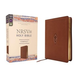 NRSVue, Holy Bible, Compact, Leathersoft, Brown, Comfort Print