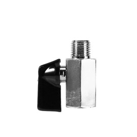 Mini Ball Valve 1/4inch Brass Male × Female Thread Valve with Lever Handle for Water Air and Oil Control