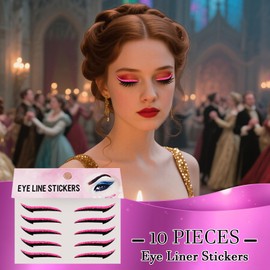Eye Liner Stickers | Eyeshadow Makeup Patch - Waterproof Eye Makeup Stickers, Long Lasting Eyeshadow Strip for Ladies Girls Wives
