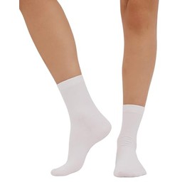 Organic Basics Unisex Core Crew Socks 2-pack, White, 10-12