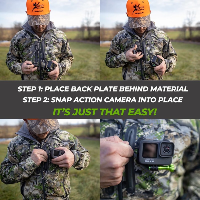 SNAP Mounts - Soporte magnético para cámara de acción para
