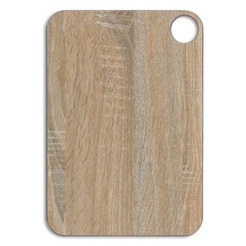 ARCOS Cutting Board with Hanger and Wood Style. Smooth Surface for Chopping Food in Cellulose Fibre and Resin. Professional Meat and Vegetable Cutting Utensil. Serving Board. Color Brown. 13" x 9"