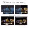 Scratch Painting Rainbow Paper by BOTEEN, Sketch DIY Art Craft