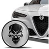 SkinoEu Compatible with Alfa Romeo Emblem Badge Bonnet/Boot 74 mm