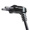 Shortix Short Power Cable (Power Cable with Angled Euro Flat