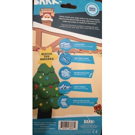 Bark Christmas Santa's Workchomp Hide Seek Toy 4 Piece Set XS-S 0-20lbs Dogs New