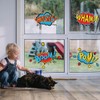 SUPERDANT Superhero Comic Book Word Wall Stickers Biff Kapow Boom