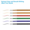 PATIKIL Gel Pen Refills, 24 Pcs 0.8mm Medium Point Glitter