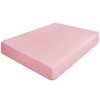 king size fitted sheets Blush Pink Microfibre Bottom bedsheet Deep