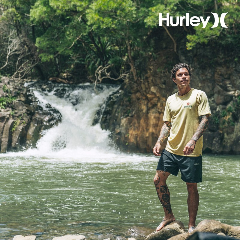 Hurley Men's H2o-dri Cutback 21" Walkshort, Dark Grey, 28