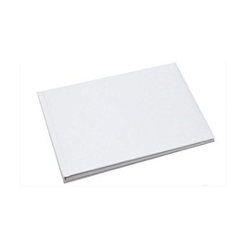 Plain White Book Especially for Own Decoration, Craft or Guest Book