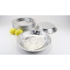 10.5 X 10.5 in Aluminum Pans - Aluminum Pans Without LIDS - Disposable FOIL DRIP Pans - DRIP Pans for Outdoor Grill – BBQ Grill Grease Tray - Aluminum FOIL Grill Accessories – 100 Pack -