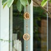 AINISIS 5-7/10-Feet Gutter Rain Chain,Water Wheel Rain Catcher Chain Outdoor