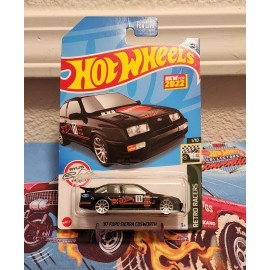 Hot Wheels 2022 Hot Wheels '87 Ford Sierra Cosworth Retro Racers 1/10 Black 33/250