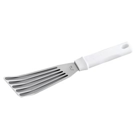 OCS Parts Pro Series 12-Inch Fish Spatula | Stainless Steel Slotted Metal Flipping Spatula for Home and Commercial Kitchens