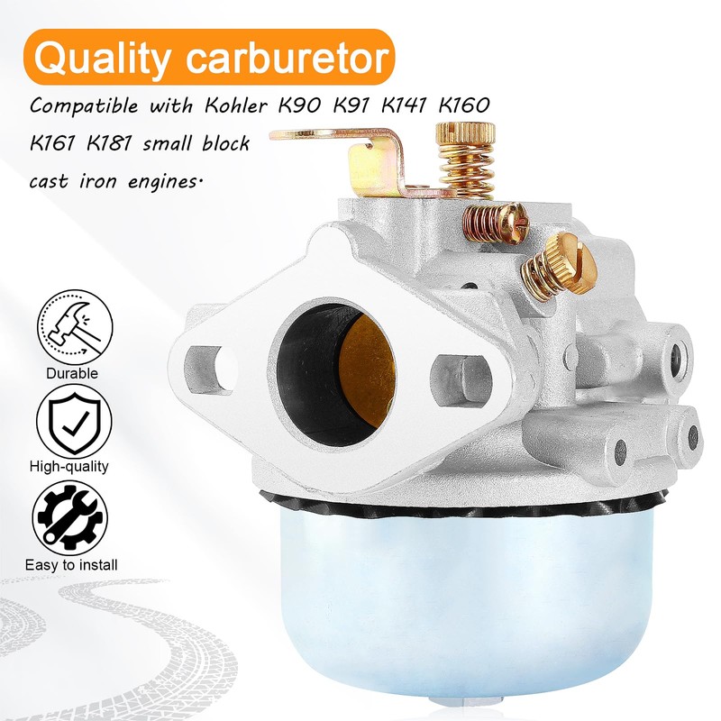 QAZAKY Carburetor Compatible with Kohler Carter K90 K91 K141 K160