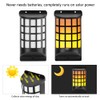 Solar Flickering Flames Torch Lights IP65 Waterproof LEDs Outdoor Decor