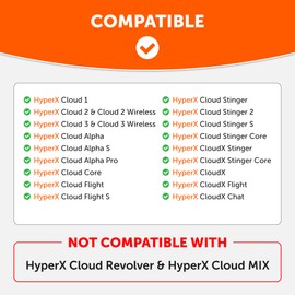 WC Freeze V2 Cloud Alpha - Angled Cooling Gel Earpads For HyperX Cloud Alpha & More, by Wicked Cushions | Angled Pads for Extreme Comfort, New Freeze V2 Cooling Fabric, Extra Thick | Red Camo