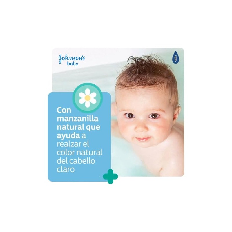 Shampoo Johnson’s Baby, Cabello Claro 200 ml