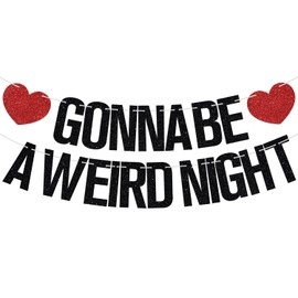 Gonna Be A Wired Night Banner, Funny Bachelorette, Birthday, Bachelor Bunting Sign - 21st - 30th - 40th - 50th Birthday Party Decorations Supplies